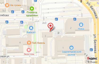 Великолукский мясокомбинат в Смоленске на карте