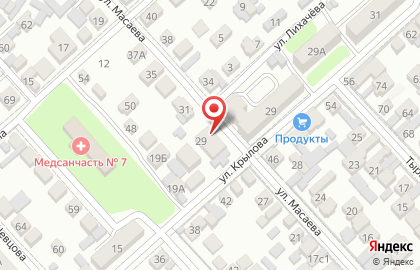 Продуктовый магазин в Нальчике на карте