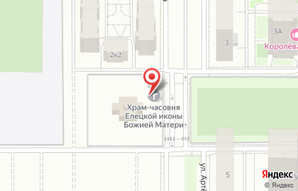 Храм Иверской иконы Божией Матери в Советском районе на карте