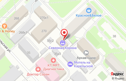 Торгово-сервисная компания Северная Корона на карте