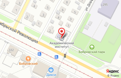 Академический институт на карте