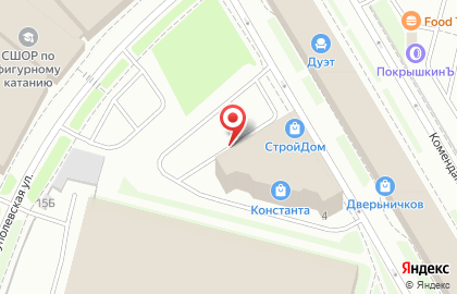 Петербургский оконный завод на Комендантском проспекте на карте