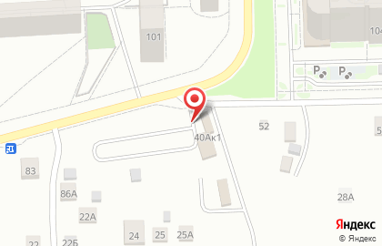 Шиномонтажная мастерская в Железнодорожном районе на карте