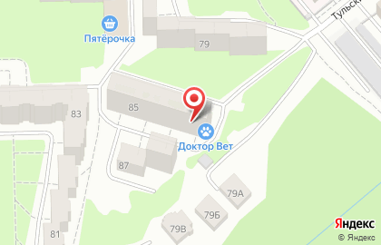 Кабинет мануальной терапии на улице Николаева на карте