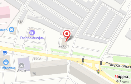 Автомойка на Ставропольской улице на карте