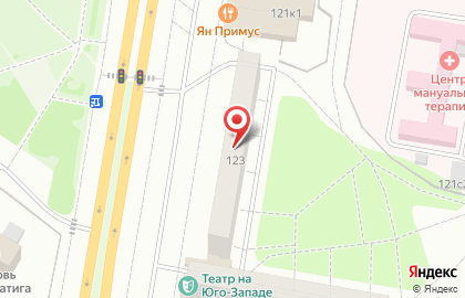 Автошкола Бамблби на проспекте Вернадского на карте