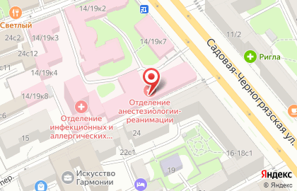 НМИЦ глазных болезней им. Гельмгольца на метро Красные ворота на карте