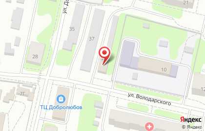 Обелиск на улице Володарского на карте