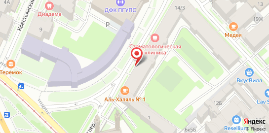 Центр традиционного тайского массажа и СПА SPb Thai на метро Горьковская на карте