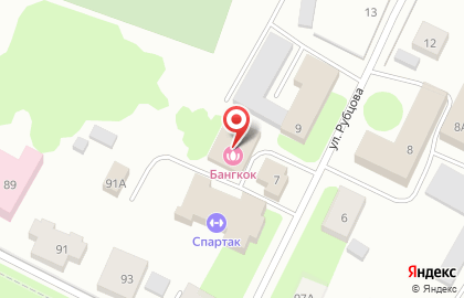 Салон эротического массажа Rasputin на улице Рубцова на карте