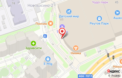 Игровая площадка Паровозкино на карте