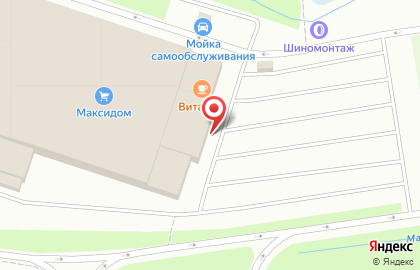 Гипермаркет Максидом на Выборгском шоссе на карте