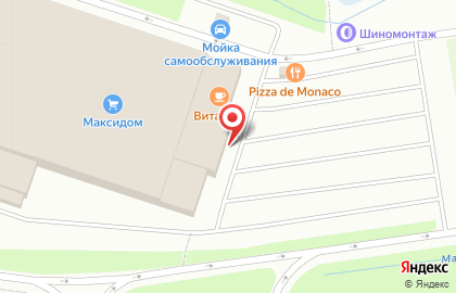 Гипермаркет Максидом на Выборгском шоссе на карте