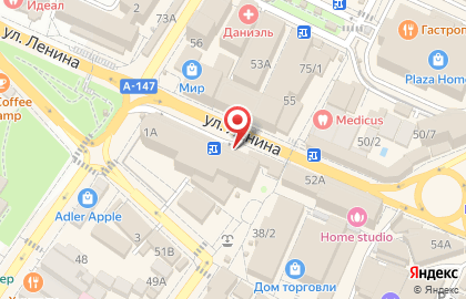 Магазин охлажденных напитков на карте