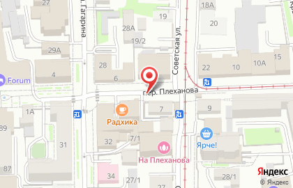 BoNBoN в переулке Плеханова на карте