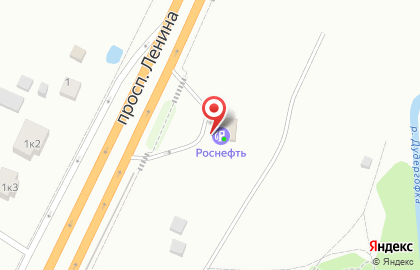 Технический центр Роснефть на проспекте Ленина на карте