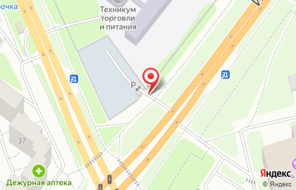 Автостоянка в Костроме на карте