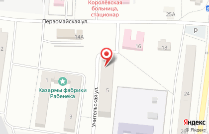# 2 на Учительской улице на карте