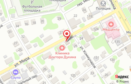 Продовольственный магазин Агрокомплекс на улице Мира на карте