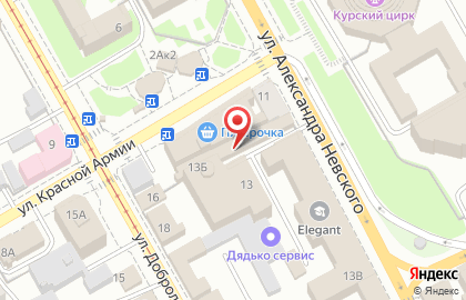 Торговая компания Акватерм на улице Александра Невского на карте