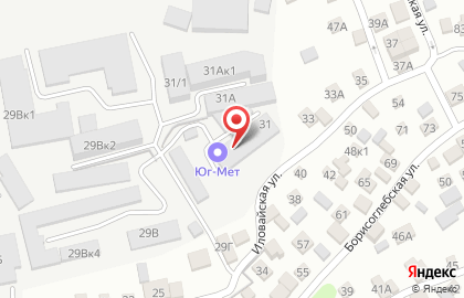 Технопарк Юг-Мет на Иловайской улице на карте
