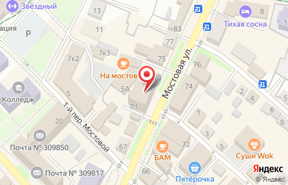 Россельхозбанк, АО на Мостовой улице на карте
