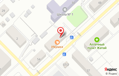 Продуктовый магазин Ивушка на Северной улице на карте