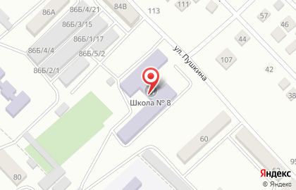 Школа №8 в Ростове-на-Дону на карте