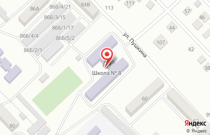 Школа №8 в Ростове-на-Дону на карте