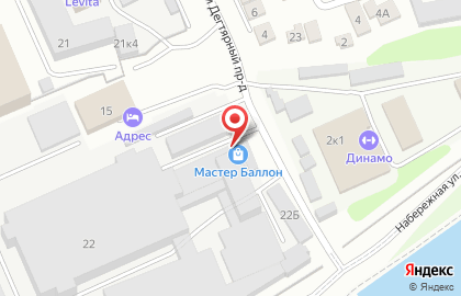 Аптека на Набережной в Октябрьском районе на карте