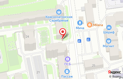 Киоск по продаже питьевой воды Артезианский источник-С на улице Ленина на карте