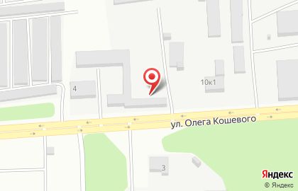 Автокомплекс Ника на улице Олега Кошевого на карте