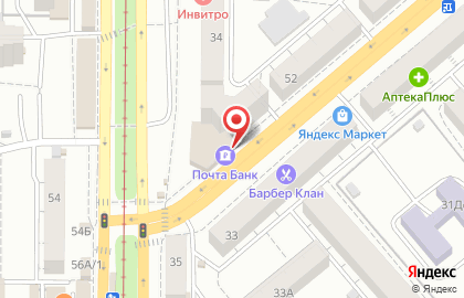 Почта Банк на Барнаульской улице на карте