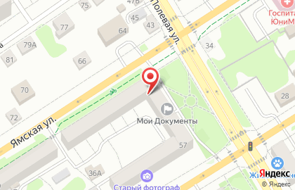 Служба доставки DPD на Ямской улице на карте