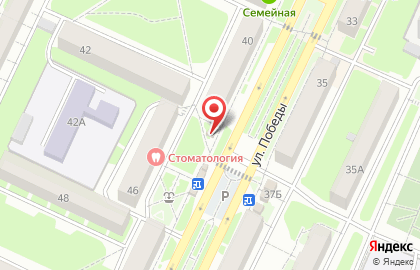 Пекарня-кондитерская Ашмаринский хлеб на улице Победы на карте