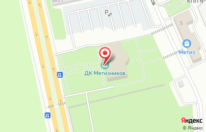 Дворец культуры метизников на карте