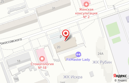 Супермаркет Задарма в Индустриальном районе на карте