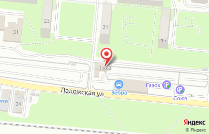 Автостоянка №2 в Октябрьском районе на карте