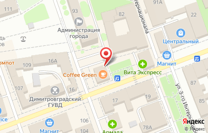 Киоск Пекарня №1 на улице Гагарина на карте