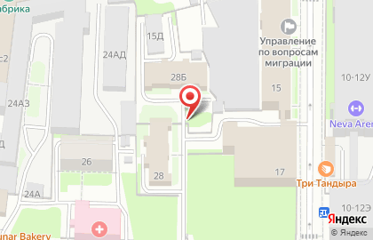 Полк Полиции # 1 уво при Гувд спб и Ленобласти на карте
