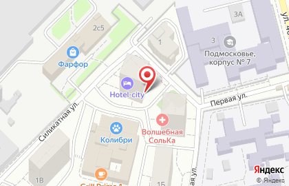 Мини-гостиница Hotel-city на Фестивальной улице на карте