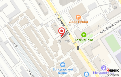 Микрофинансовая компания Джет Мани Микрофинанс в Володарском районе на карте