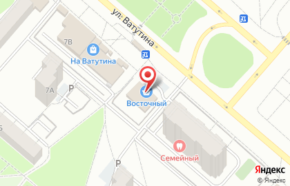 Продовольственный магазин Восточный в Кировском районе на карте