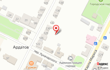 Супермаркет Красное & Белое на Ленинской улице на карте