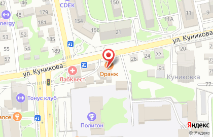 Orange Club на улице Куникова на карте