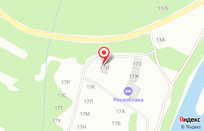 Рекаоблака на карте