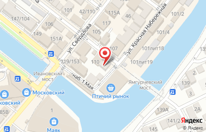 Посейдон на улице Бабушкина на карте