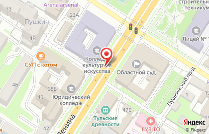 ЗАО АКБ Фора-Банк на проспекте Ленина на карте