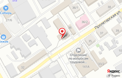 Сервисный центр Пролетарский на карте