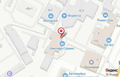 Техцентр Кентавр Сервис на Хлебозаводской улице на карте
